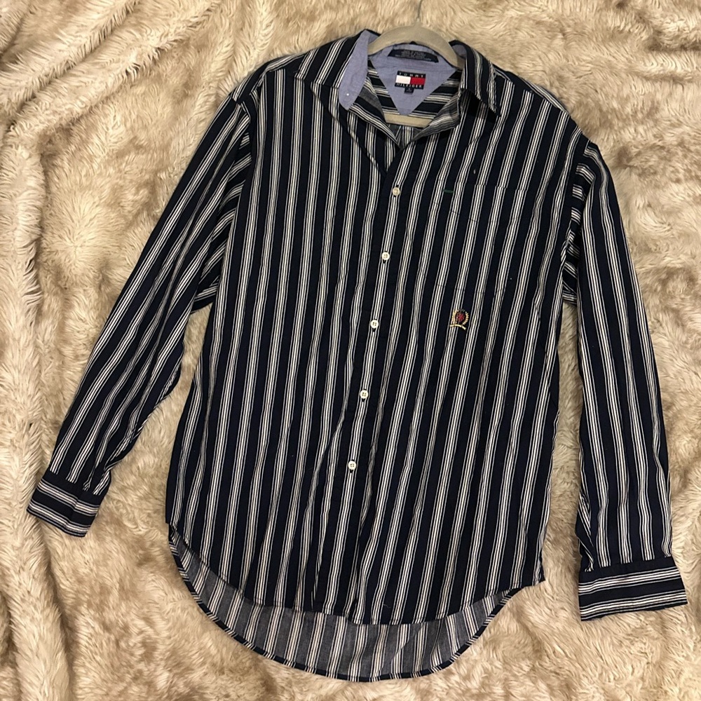 S Striped Tommy Hilfiger Button Down